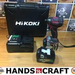 ハイコーキ WH36DC インパクトドライバ 36V バッテリー×2 充電器 フルセット 中古品 【ハンズクラフト宜野湾店】