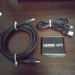 【ネット決済・配送可】映像分配器(HDMI)