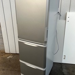 どっちもドア■シャープ 3ドア冷凍冷蔵庫 350L 2019年製■SHARP SJ-W351E-S 3ドア冷蔵庫 主に2～3人用 シルバー系