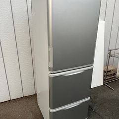 どっちもドア■シャープ 3ドア冷凍冷蔵庫 350L 2019年製...