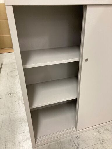 コクヨ 上下書庫 上下引違い書庫 上下書庫セット 引き戸 2段書庫