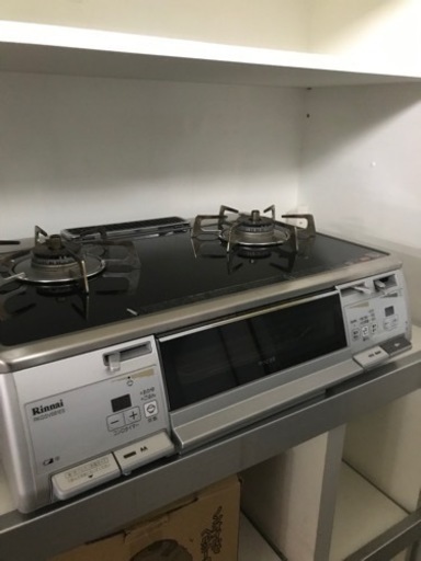 ☆値下げ☆ A 2306-910 Rinnai ガステーブル　RKGSV 681E9 汚れ　キズあり　都市ガス用