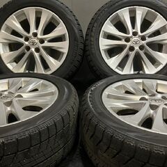 【BS BLIZZAK VRX 235/50R18】スタッドレス【トヨタ 20アルファード/ヴェルファイア 純正ホイール 18インチ 7.5J5HPCD114.3+45】　(MTE354)クレジットカード QRコード決済可能