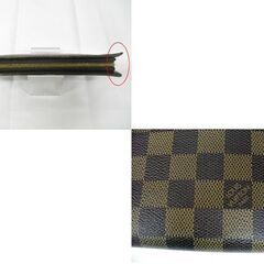 本物 ルイヴィトン ラウンドファスナー 長財布 N61728 ダミエ ポルト