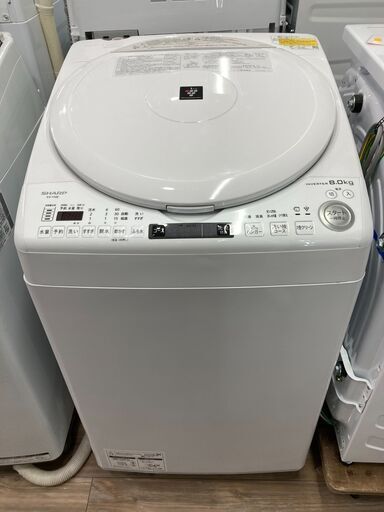 【保証付き】SHARP(シャープ)の縦型洗濯乾燥機が入荷しました。