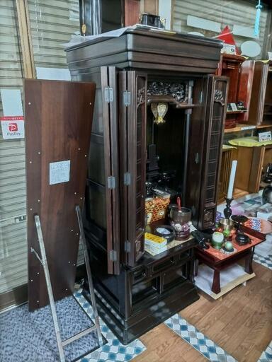 新品(展示品)】高級国内仏壇 閉店セール 黒檀