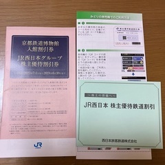 JR西日本旅客鉄道　優待券