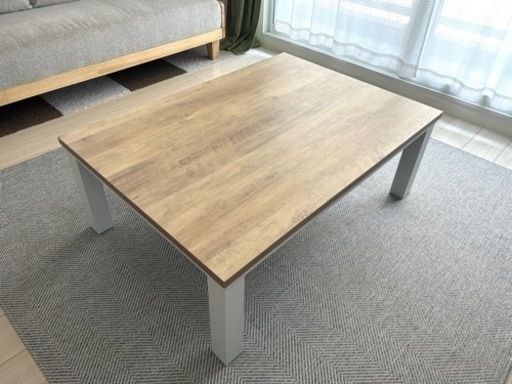 長方形センターテーブル こたつテーブル105×75 北欧風