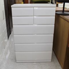 ハイチェスト 6段 ホワイト