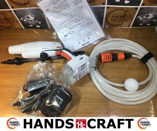 KOSHIN　SJC-1820　充電式洗浄機　中古品　ホース/バッテリ一個/充電器付き　【ハンズクラフト宜野湾店】