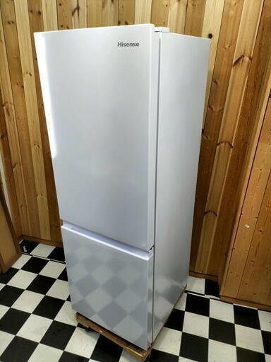 ハイセンス　2ドア　冷凍冷蔵庫　175L　HR-D1701W　大容量のドアポケット 強化ガラス棚