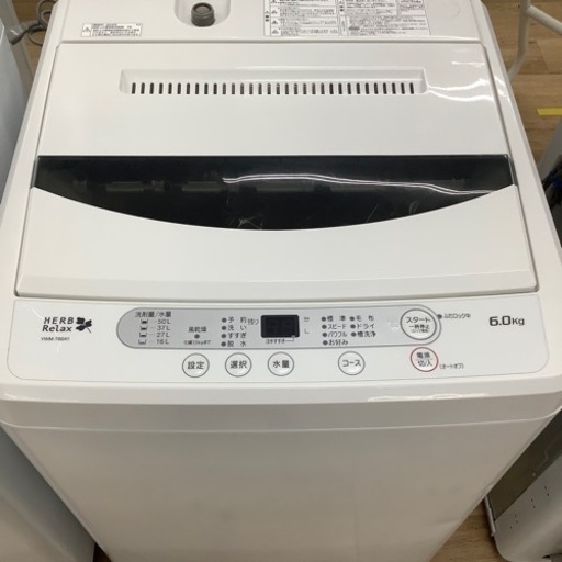 YAMADA 全自動洗濯機 2018年製 YWM-T60A 【トレファク東大阪店】 8653円