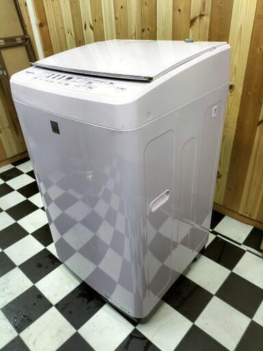 ハイセンス　全自動洗濯機　洗濯機　HWーG55E5KP　5.5kg　可愛いピンク
