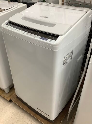 HITACHI/日立 7kg 洗濯機 BW-V70E(W) 2020年製【ユーズドユーズ名古屋天白店】J2643