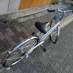 [BRIDGESTONE]SCRIDGE(スクリッジ)S型 26吋シティーサイクル アルミ/内装3段/シルバー