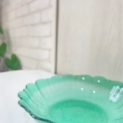 カラーガラス皿(未使用)