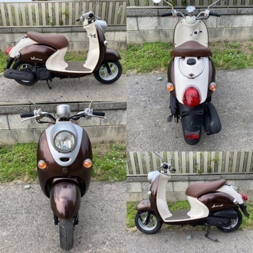 ☆ビーノ低燃費4スト☆バッテリー・プラグ・グリップなど新品交換^_