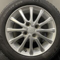 【TOYO GARIT GIZ 155/65R14】スタッドレス【ダイハツ 純正ホイール 14インチ 4.5J4HPCD100+45】バリ溝 ミラ ムーヴ タント等　(VTK764)クレジットカード QRコード決済可能