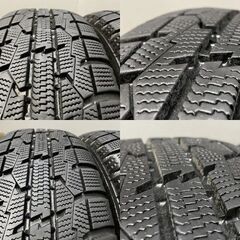 【TOYO GARIT GIZ 155/65R14】スタッドレス【ダイハツ 純正ホイール 14インチ 4.5J4HPCD100+45】バリ溝 ミラ ムーヴ タント等　(VTK764)クレジットカード QRコード決済可能