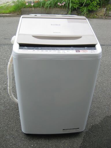お取引決まりました。★日立　全自動洗濯機　BW-V80B 　ビートウォッシュ  　8ｋｇ　　　２０１８年製　　美品