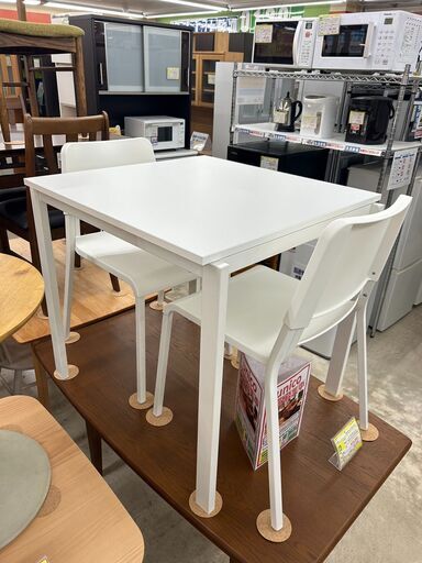 IKEA ダイニング3点セットイケア MELLTORPテーブル/TEODORESチェア3162