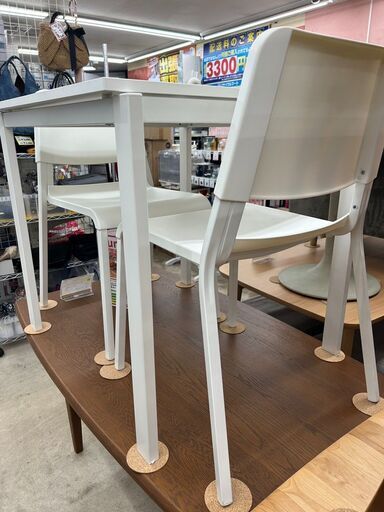 IKEA ダイニング3点セットイケア MELLTORPテーブル/TEODORESチェア3162