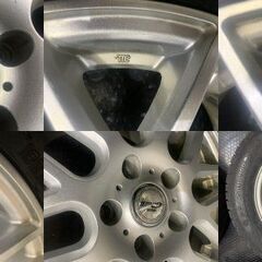 【GOODYEAR ICENAVI6 215/65R16】スタッドレス【DOS Gavial II 16インチ 6.5J5HPCD114.3+38】ヴェルファイア アルファード等　(VTF797)クレジットカード QRコード決済可能