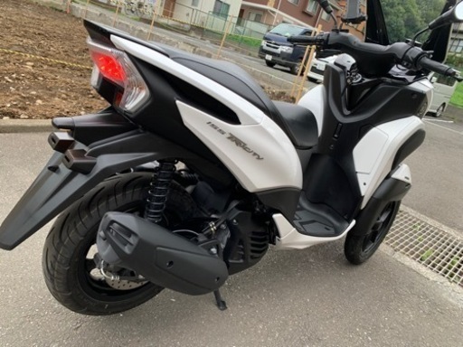 YAMAHA トリシティ　155 側車付二輪登録　3495キロ 自動車免許　横浜　ビッグスクーター　通勤　通学　配達　ノーマル　普通免許で乗れる