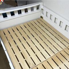 二段ベッド 広め 白セパレート可 現在取引中です❢