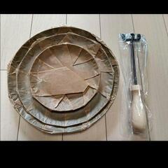 槙塚鉄工所 4点セットフライパンディッシュ 大・中・小、ディッシュハンドル