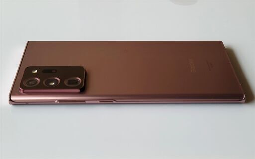 美品 送料無料 au Galaxy Note20 Ultra 5G SCG06 ミスティックブロンズ