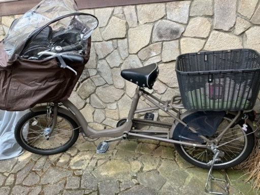前乗せチャイルドシート付自転車【お値引きも可】 電動自転車 子供乗せ 