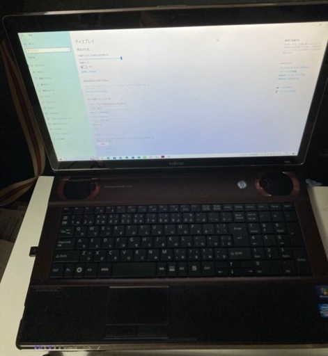 富士通　LIFE BOOK NH77/CD SSD換装 Windows10【値下可】