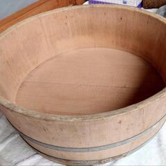 木製タライ　桶　レトロ