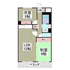 ⚫おすすめ物件紹介🔴千葉県柏市常盤台🔵間取り2LDK賃料6,9万...