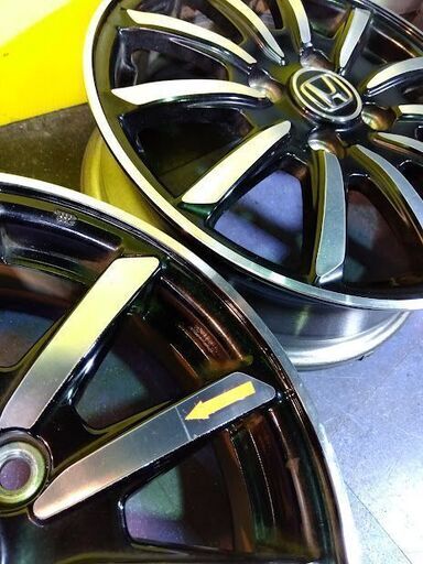 ホンダ N純正【中古 2本】希少な黒色 ホンダ純正 Nワゴン 14インチ