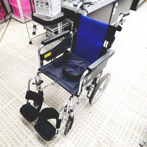 1/7【ジモティ特別価格】MiKi 車いす BAL-4 16インチ 耐荷重100キロ ブラック
