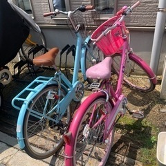 子ども自転車　女児向け　ピンク