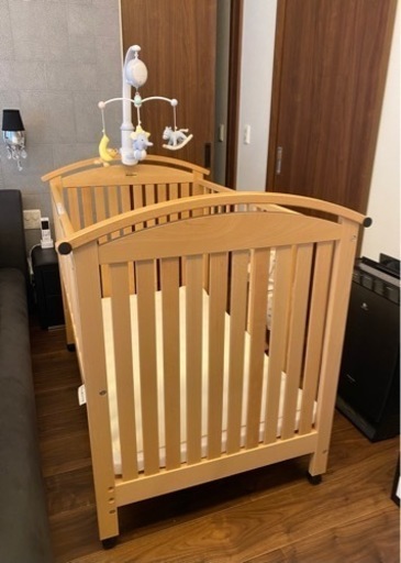 ベビーベッド、家具 mikihouse baby bed