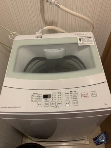 ニトリ洗濯機6kg 2019年製　ホコリ取りなし