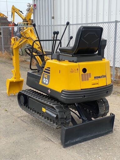 贈り物 V-0041】コマツ PC03-1 740kg 左レバー 全塗装済み ミニ油圧 その他