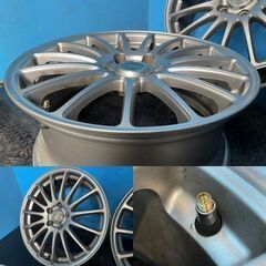 BS BRIDGESTONE ECO FORME SE-12 エコフォルム 18インチ 4本 7.5J5HPCD114.3+53 レヴォーグ ヴォクシー等　(KH91) クレジットカード QRコード決済可能