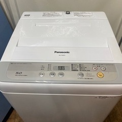 I326 ? Panasonic 洗濯機 （5.0㎏）⭐ 動作確認済 ⭐ クリーニング済