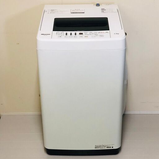 Hisense ハイセンス 全自動電気洗濯機 HW-T45A 2018年製 説明書あり