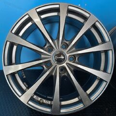 HOT STUFF Execcder ホットスタッフ エクシーダー 17インチ 4本 7J5HPCD114.3+48 レヴォーグ CX-5/CX-8 エスティマ等　(KH81) クレジットカード QRコード決済可能