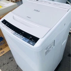 北九州市内配送無料　保証付き　日立 HITACHI BW-V80A W [ビートウォッシュ 全自動洗濯機 （8kg） ホワイト]