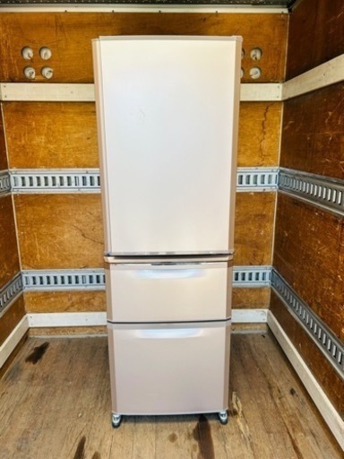 三菱ノンフロン冷凍冷蔵庫 2018年製 3ドア 370L 製氷機