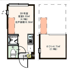 敷金・礼金なし♪東京メトロ千代田線町屋駅より徒歩5分の1Rアパートです。2人で入居可能です。 - 不動産