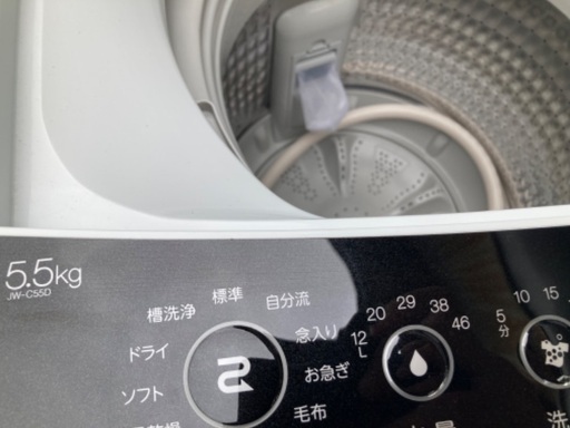 洗濯機　5.5K 2021年製