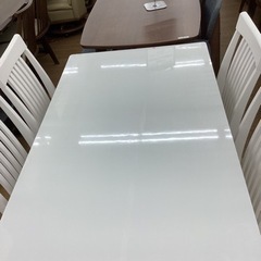KF-57【新入荷　アウトレット】ダイニング5点セット　白